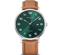 Bering 18640-568 Montre Homme Titane Montre Homme 40mm 5ATM