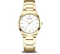 BERING Solar 19932-734 Montre pour femme en acier inoxydable doré 32 mm