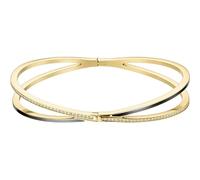 BERING 656-2627 Bracelet jonc pour femme Or noir avec zircons, Einheitsgröße, Acier inoxydable acier inoxydable oxyde de zirconium, Zircon cubique