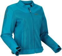 Bering Alias Mesh Veste textile de moto pour femmes, bleu, taille 46