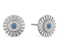 BERING Arctic Flowers Boucles d'oreilles en acier inoxydable avec zircons