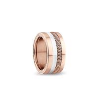BERING Arctic Symphony Amstel 6 Bague Pour Femme En Acier Inoxydable Or Rose Brillant