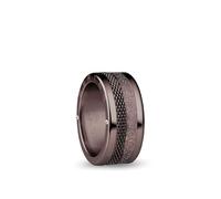 BERING Arctic Symphony Arno 7 Bague Pour Femme En Acier Inoxydable Marron Brillant