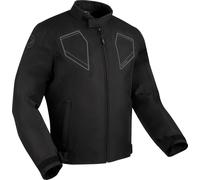 Bering Asphalt, veste textile imperméable XXL Noir Noir