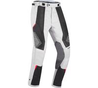 Bering Bakundu Pantalon textile moto, noir-gris-rouge, taille XL pour homme