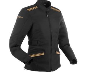 BERING, blouson moto Lady shine black gold, T0