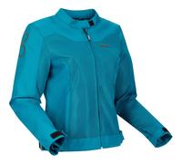 Bering Alias Mesh Veste textile de moto pour femmes, bleu, taille 36