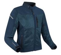 Bering Ozone, veste textile imperméable S Bleu Foncé Bleu Foncé