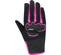 Bering Breeze Mesh Gants de moto pour femmes, noir/rose, Taille 2XL