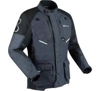 Bering Calgary veste textile de moto imperméable, noir-gris, taille 4XL pour homme