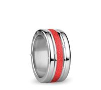 BERING Combinaison de Bagues Échangeables pour Femme en Argent et Rouge avec le Système Unique Twist & Change, lena