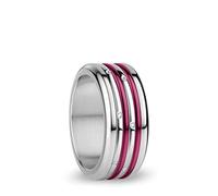 BERING Combinaison de Bagues Échangeables pour Femme en Argent et Violet avec le Système Unique Twist & Change, Yukon