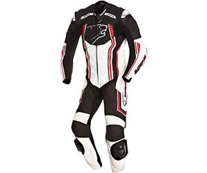 BERING combinaison moto Supra-R noir blanc rouge Taille M