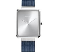 BERING Damen und Herren Uhr Quarz Movement - Classic Collection mit Edelstahl und Saphirglas 14533-XXX Armbandsuhren - Wasserdicht: 3 ATM, Argent/Bleu, 33