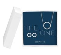 BERING Ensemble collier et boucles d'oreilles pour femme - En acier inoxydable - Argenté - 434-718