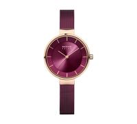 Bering, Femme, Accessoires, Rose, Taille: ONE Size Montre solaire femme 31 mm 5 ATM Solar Slim Design Bracelet milanais 14631-969