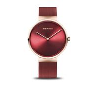 Bering, Femme, Accessoires, Rouge, Taille: ONE Size Montre Classique pour Femme 14539-363