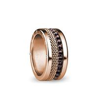 BERING Femme Bague Size 6 Or Rosé Brillant - Donube
