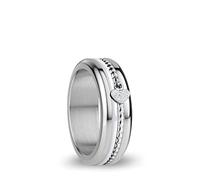 BERING Femme Bague Size 8 Argenté Brillant - Loire