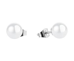 BERING Femme Boucles d'oreilles en blanc - Arctic Symphony Collection mit Acier inoxydable - 716-15-05