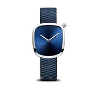 Montre - BERING - Bering Pebble - Acier milanais - Bleu - 34 mm
