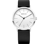 BERING Femmes Analogique Quartz Classic Collection Montre avec Bracelet en Cuir de Veau & Verre Saphir 13436-404