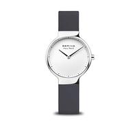 BERING Femmes Analogique Quartz Max René Collection Montre avec Bracelet en Silicone & Verre Saphir 15531-400