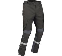 Bering Halifax 17353 Pantalon textile de moto imperméable, Noir/Anthracite, Taille XL