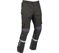 Bering Halifax 17353 Pantalon textile de moto imperméable, noir-gris, taille 2XL pour homme