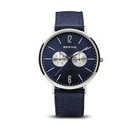 BERING Hommes Analogique Quartz Classic Collection Montre avec Bracelet en Nylon & Verre Saphir 14240-507