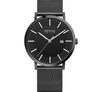 BERING Hommes Analogique Solar Collection Montre avec Bracelet en Acier Inoxydable & Verre Saphir 15439-222