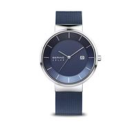 BERING Hommes Analogique Solar Collection Montre avec Bracelet en Acier Inoxydable & Verre Saphir