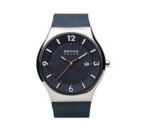 BERING Hommes Analogique Solar Collection Montre avec Bracelet en Acier Inoxydable & Verre Saphir