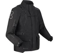 Bering Lakefield GTX Veste textile de moto imperméable, noir, Taille L