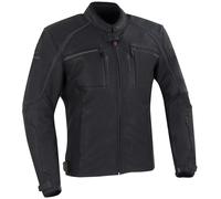 Bering Mendes Veste en cuir de moto, noir, taille XL pour homme