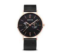 BERING Mixte Analogique Quartz Classic Collection Montre avec Bracelet en Acier Inoxydable & Verre Saphir