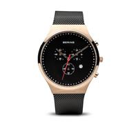 BERING Mixte Analogique Quartz Classic Collection Montre avec Bracelet en Acier Inoxydable & Verre Saphir