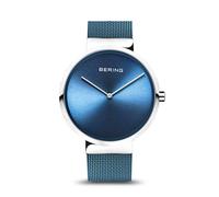 BERING Mixte Analogique Quartz Classic Collection Montre avec Bracelet en Acier Inoxydable & Verre Saphir