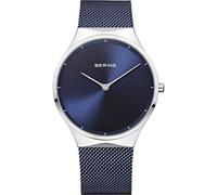 BERING Mixte Analogique Quartz Classic Collection Montre avec Bracelet en Acier Inoxydable & Verre Saphir 12138-307