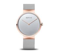 BERING Mixte Analogique Quartz Classic Collection Montre avec Bracelet en Acier Inoxydable & Verre Saphir