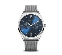 BERING Mixte Analogique Quartz Classic Collection Montre avec Bracelet en Acier Inoxydable & Verre Saphir 17140-007