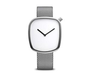BERING Mixte Analogique Quartz Classic Collection Montre avec Bracelet en Acier Inoxydable & Verre Saphir 18040-004