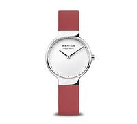 BERING Mixte Analogique Quartz Max René Collection Montre avec Bracelet en Silicone & Verre Saphir