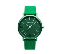 BERING Mixte Analogique Quartz True Aurora Collection Montre avec Bracelet en Silicone & Verre Saphir