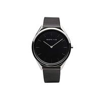 BERING Mixte Analogique Quartz Ultra Slim Collection Montre avec Bracelet en Acier Inoxydable & Verre Saphir 17039-102