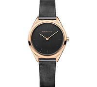 BERING Mixte Analogique Quartz Ultra Slim Collection Montre avec Bracelet en Acier Inoxydable & Verre Saphir 17031-166