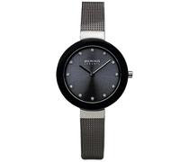 Bering Montre femme 11429-389 Slim céramique Bracelet mesh 29 mm 5 ATM Argenté