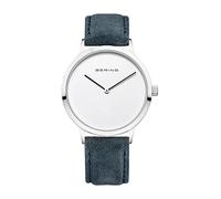 Bering Montre 14937-204 39 mm Argenté Cuir 3 ATM Mixte