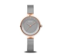BERING Montre à mouvement à quartz pour femme - Collection Solar avec acier inoxydable et verre saphir 14631-369