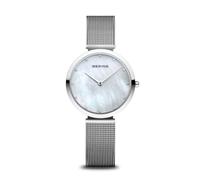 Bering Montre à Quartz pour Femme - Collection Classic - avec Acier Inoxydable et Verre Saphir - Étanche : 3 ATM